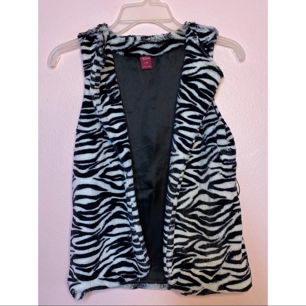 Zebra Print Vest